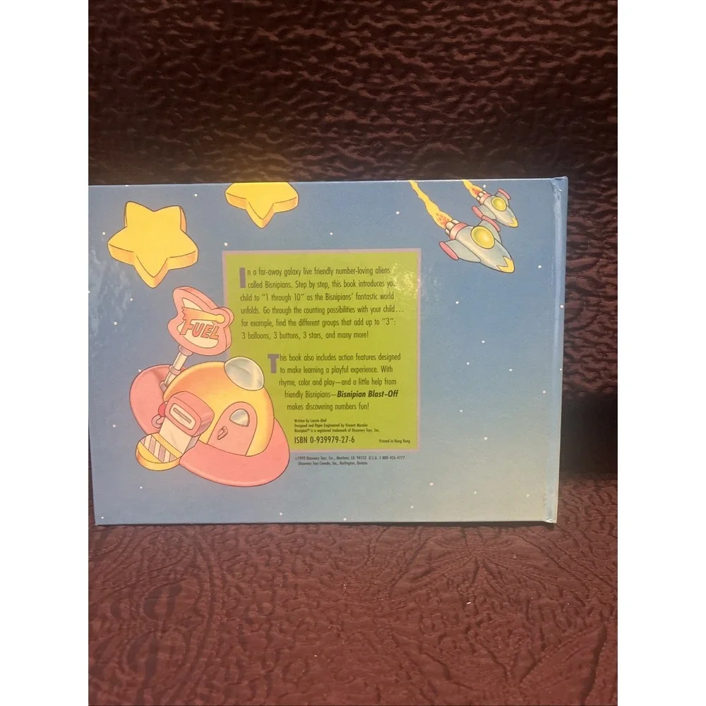 Discovery Books Bisnipian Blast-Off An Action Counting Book by Laurie Abel Popup